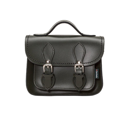 Handmade Leather Micro Satchel – Ivy Green