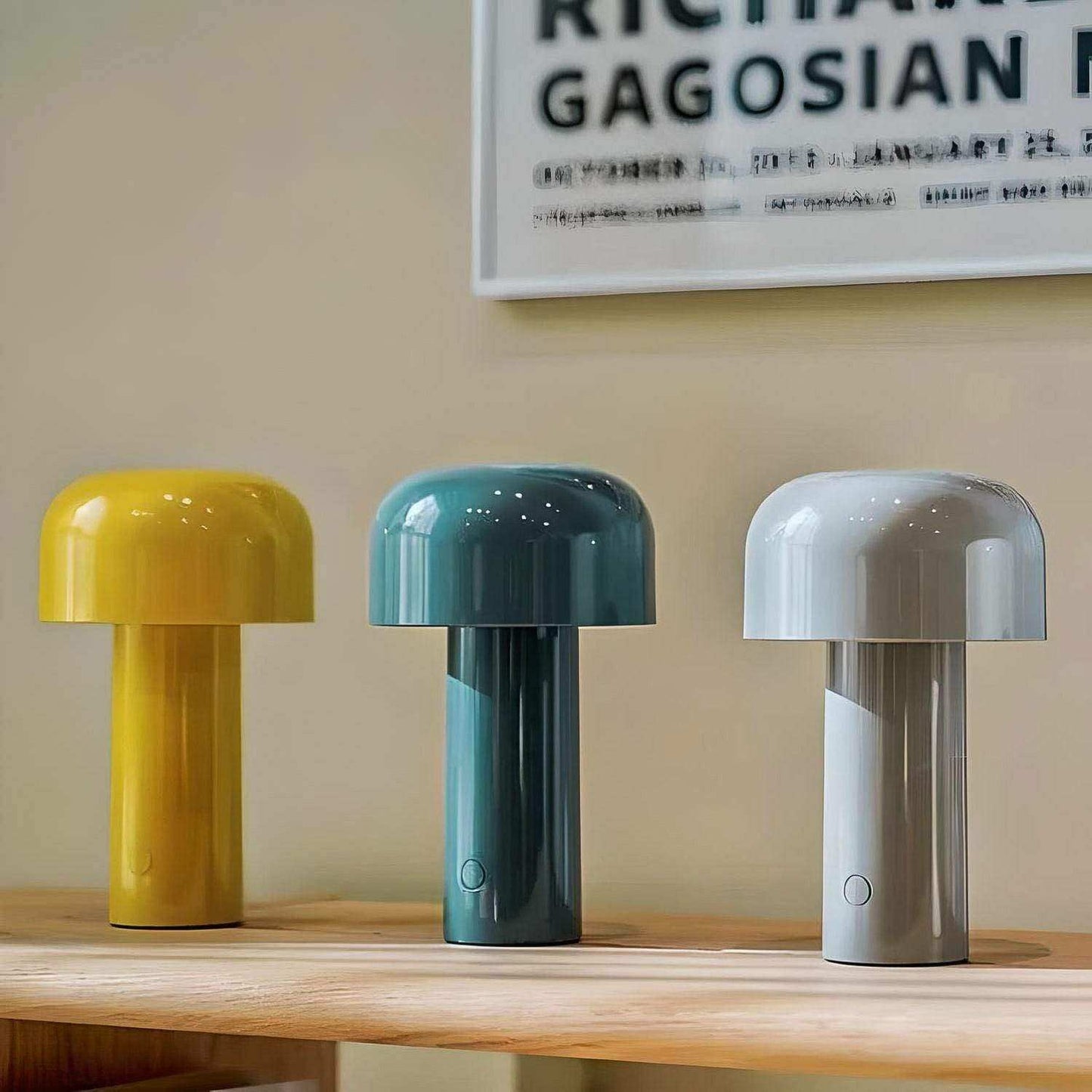 Mini Mushroom Desk Lamp (7 Colours)