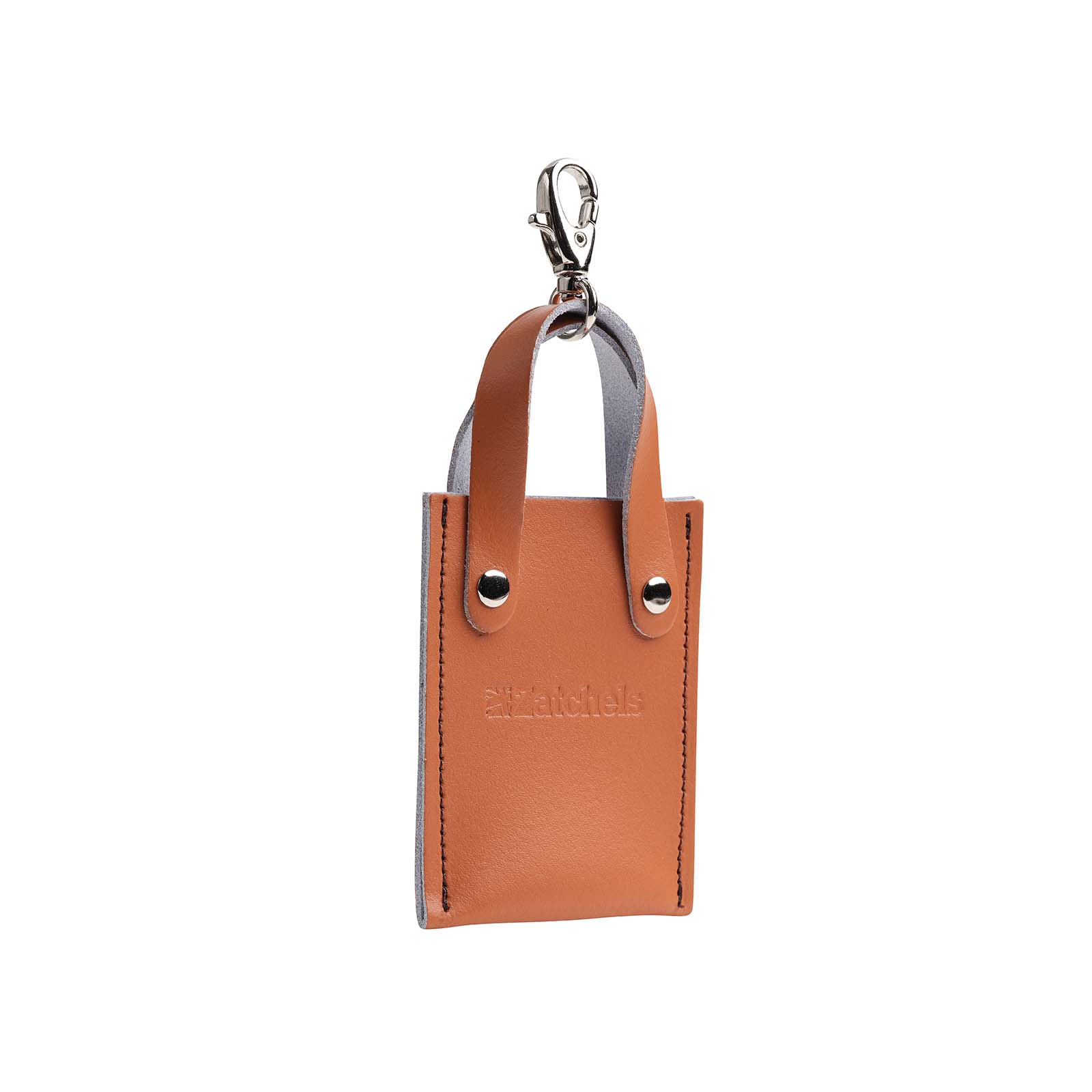 Mini Tote Bag Charm – Burnt Orange - Bascora