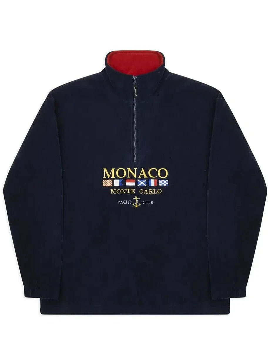 Monaco Vintage Fleece Navy - Bascora