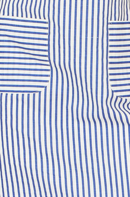 Navy Stripe Cotton Shift Dress - Bascora