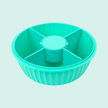 Yumbox Poke Bowl - Leakproof Salad Bowl with 4 Compartment Divider