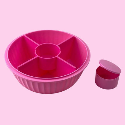 Yumbox Poke Bowl - Leakproof Salad Bowl with 4 Compartment Divider