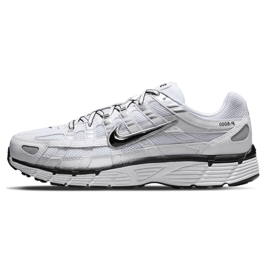 Nike P-6000 'White Metallic Silver Black' - Bascora