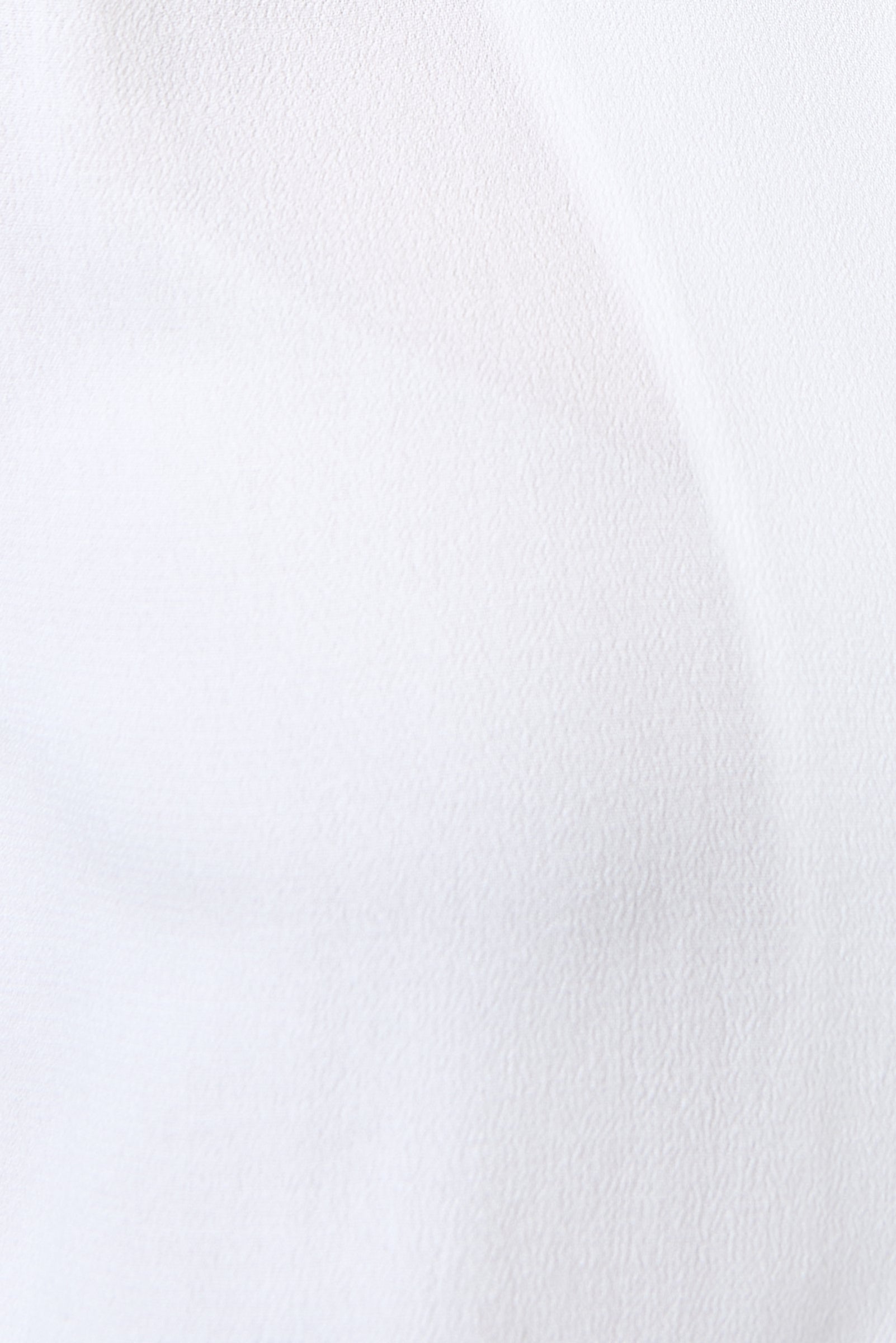 Octavia Moss Crepe Overlap Collar Shirt - Off White - Bascora
