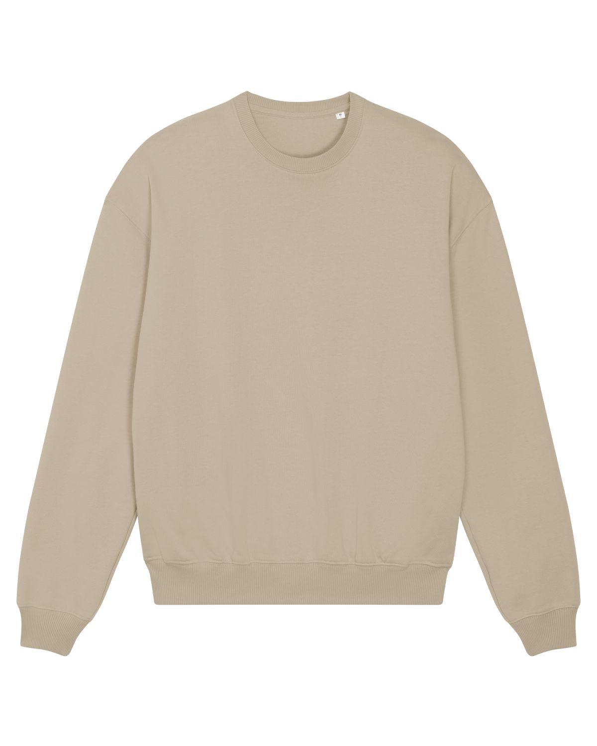 cream Organic Boxy Heavy Sweatshirt | Bascora