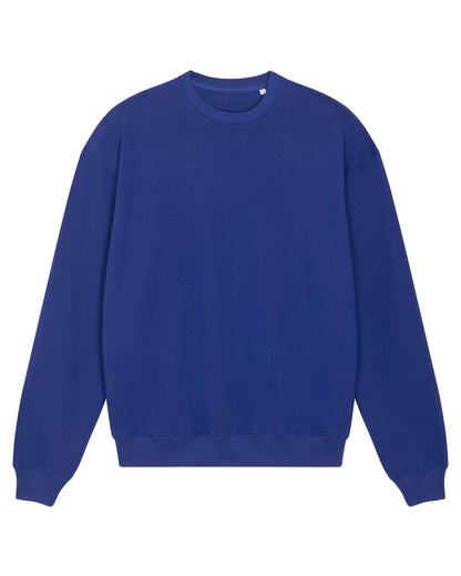 blue Organic Boxy Heavy Sweatshirt | Bascora