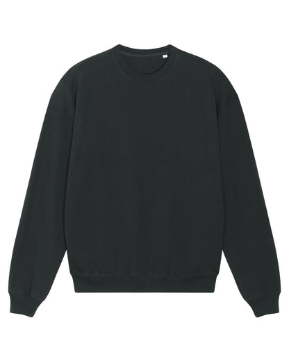navy Organic Boxy Heavy Sweatshirt | Bascora