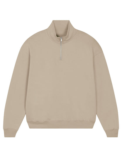 Organic Boxy Quarter Zip Sweatshirt | Bascora