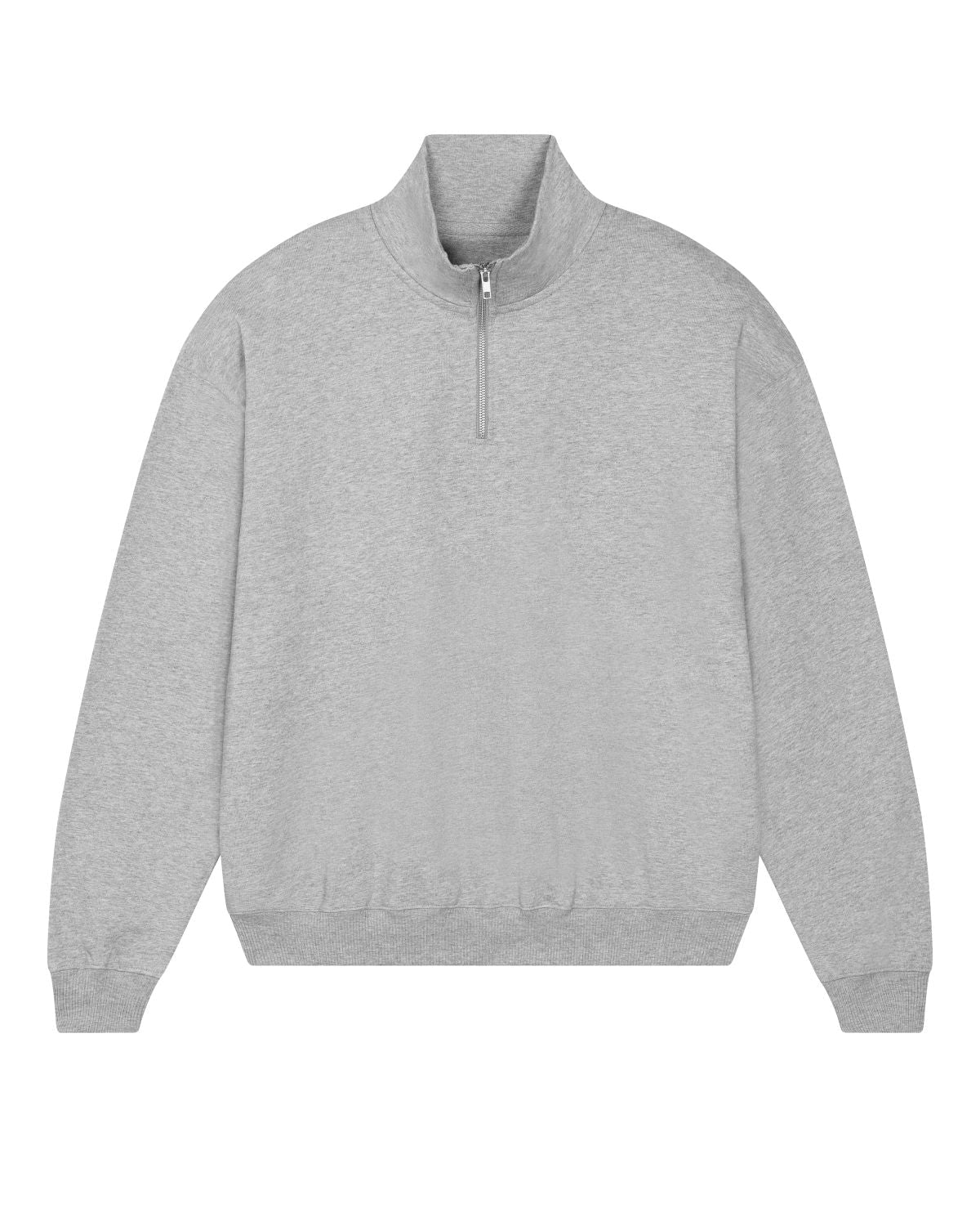 Organic Boxy Quarter Zip Sweatshirt | Bascora