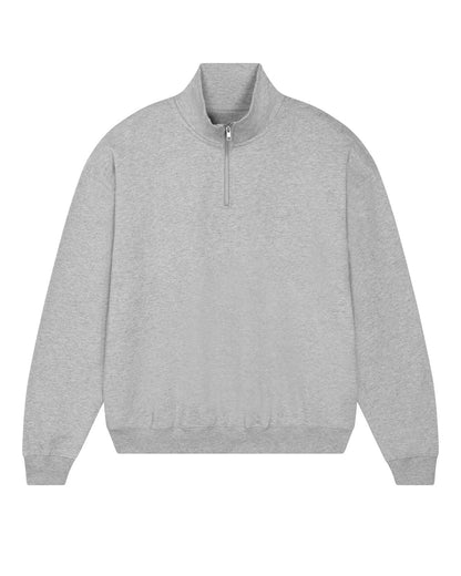 Organic Boxy Quarter Zip Sweatshirt | Bascora