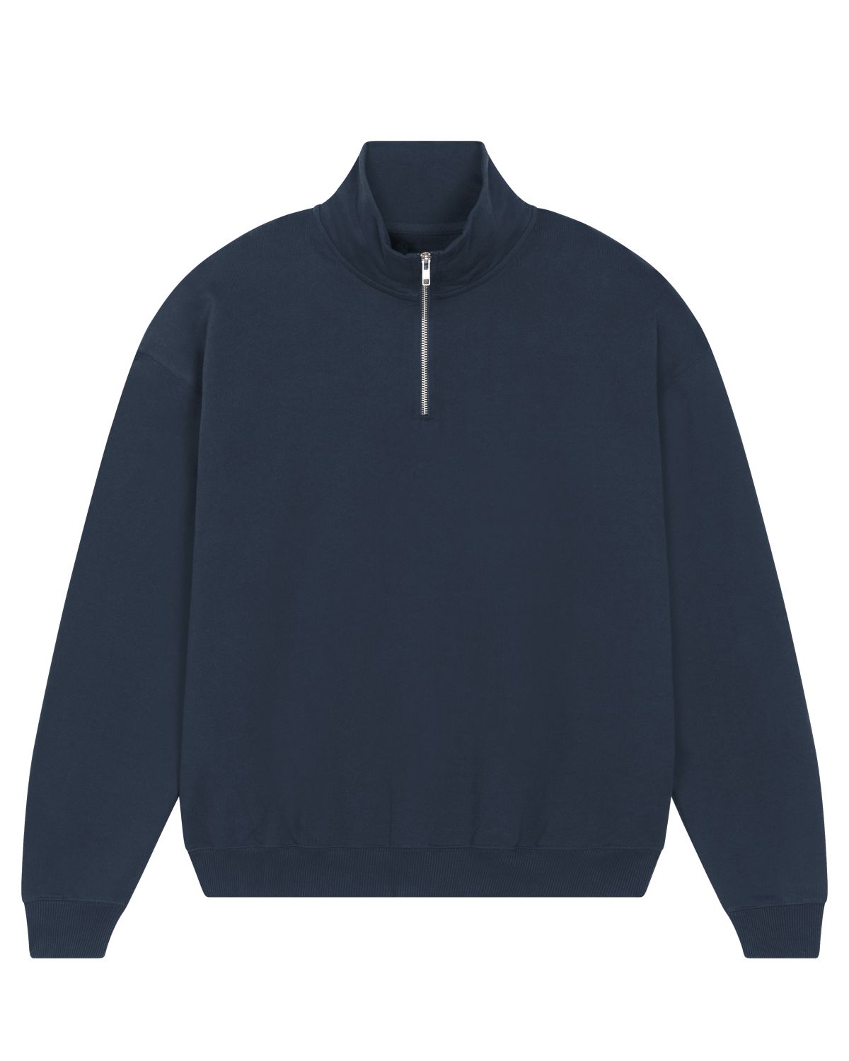 Organic Boxy Quarter Zip Sweatshirt | Bascora