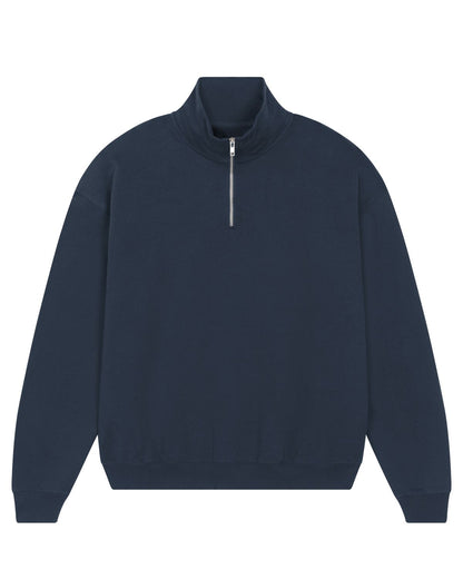Organic Boxy Quarter Zip Sweatshirt | Bascora