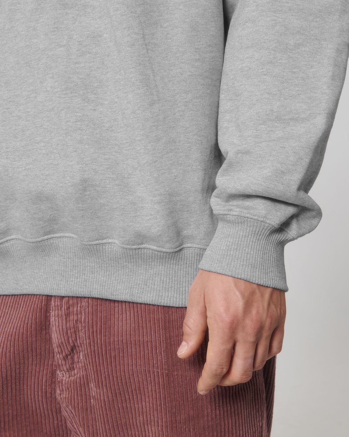 Organic Boxy Quarter Zip Sweatshirt | Bascora