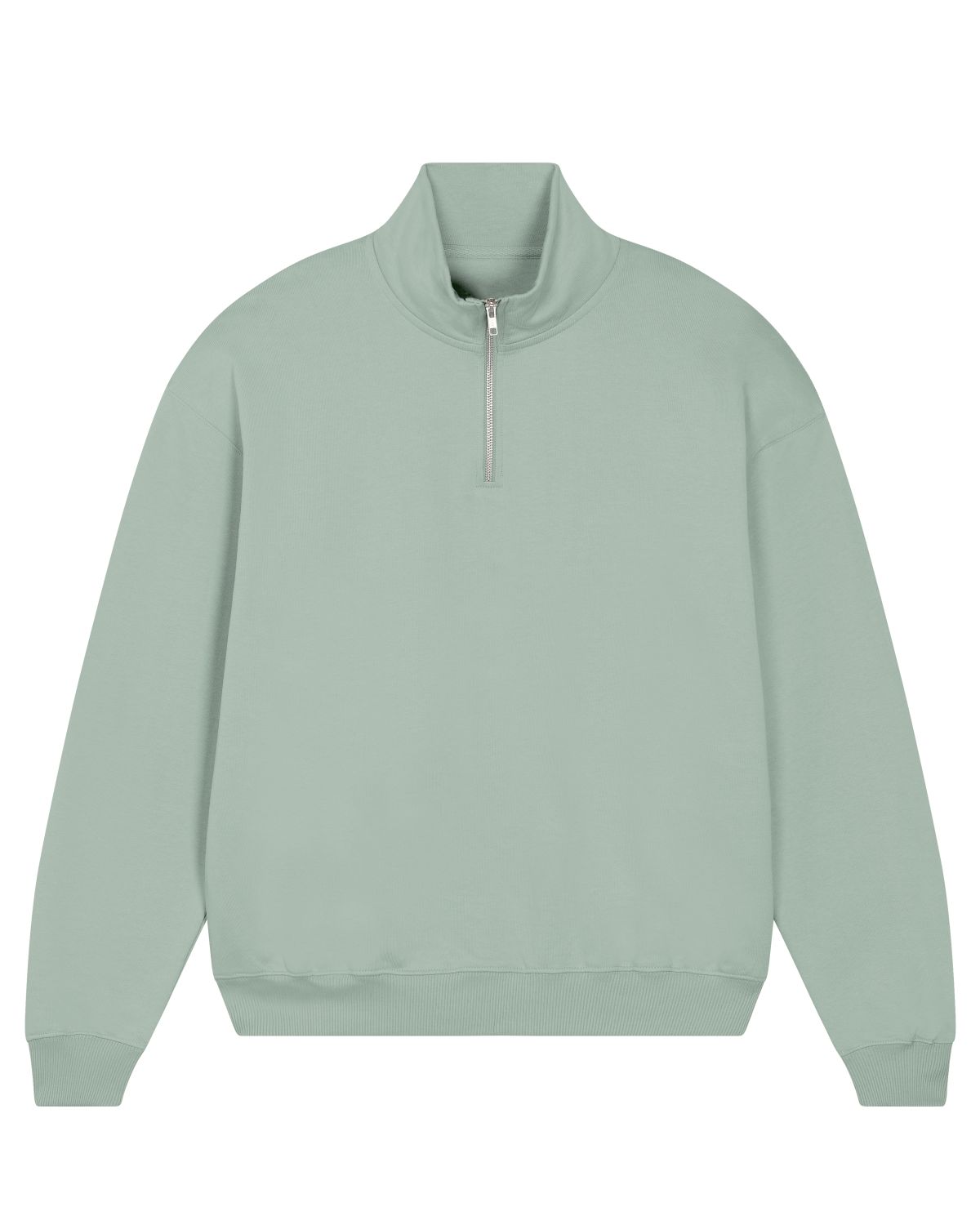 Organic Boxy Quarter Zip Sweatshirt | Bascora