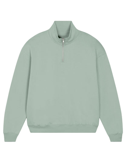 Organic Boxy Quarter Zip Sweatshirt | Bascora