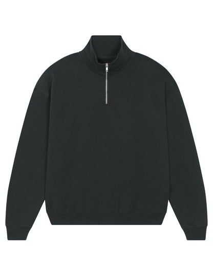Organic Boxy Quarter Zip Sweatshirt | Bascora