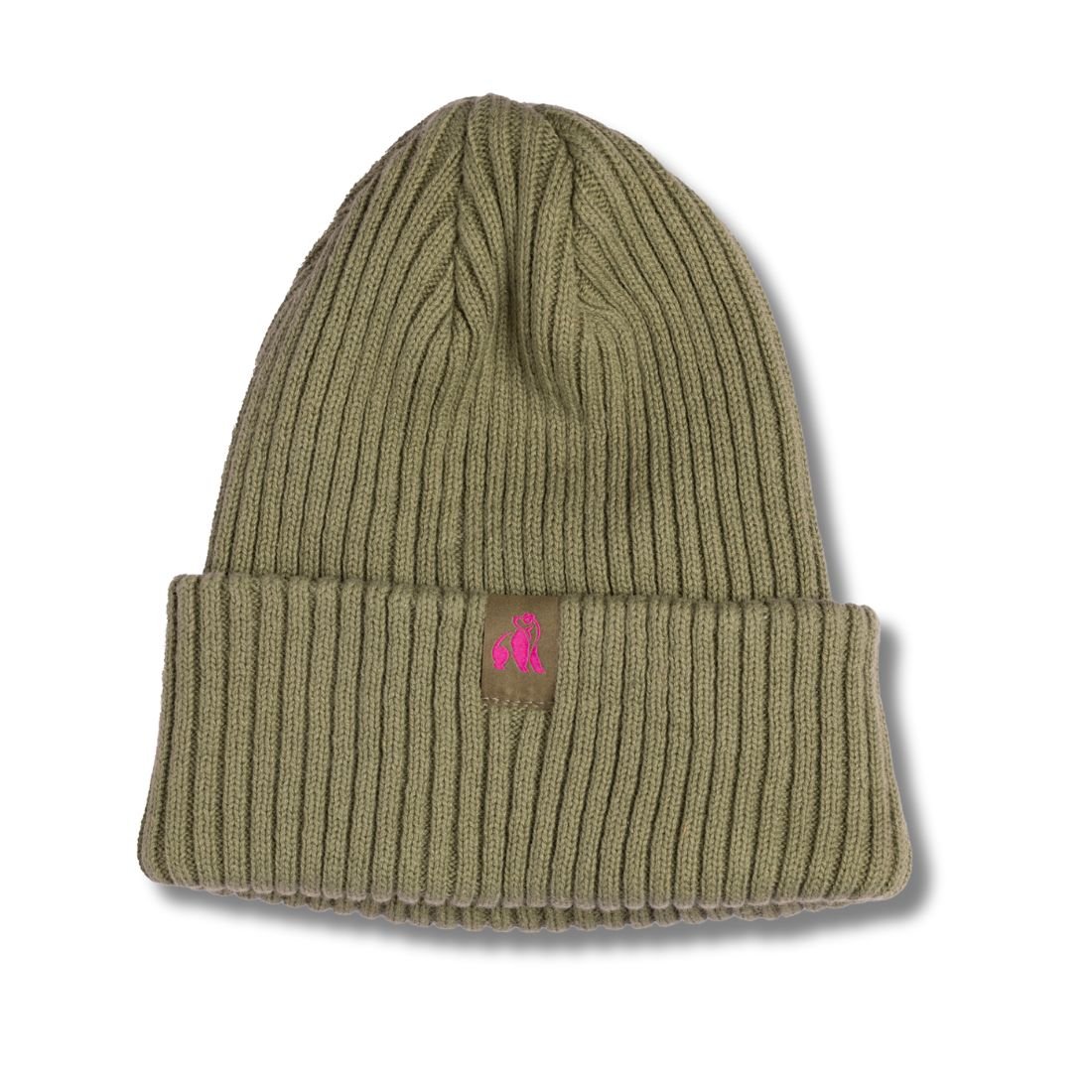 Organic Cotton Beanie – Olive - Bascora