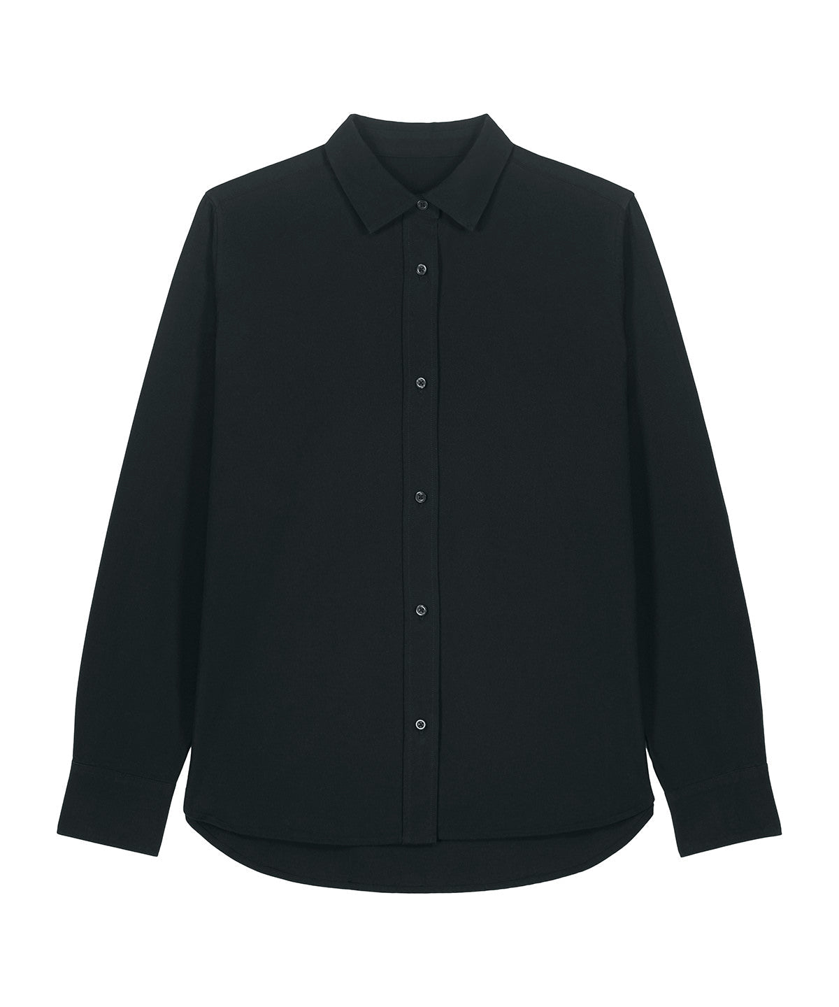 Organic Cotton Oxford Long Sleeve Shirt — Womens - Bascora