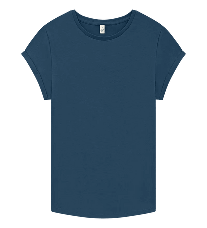 Organic Cotton Rolled Sleeve T-shirt | Bascora
