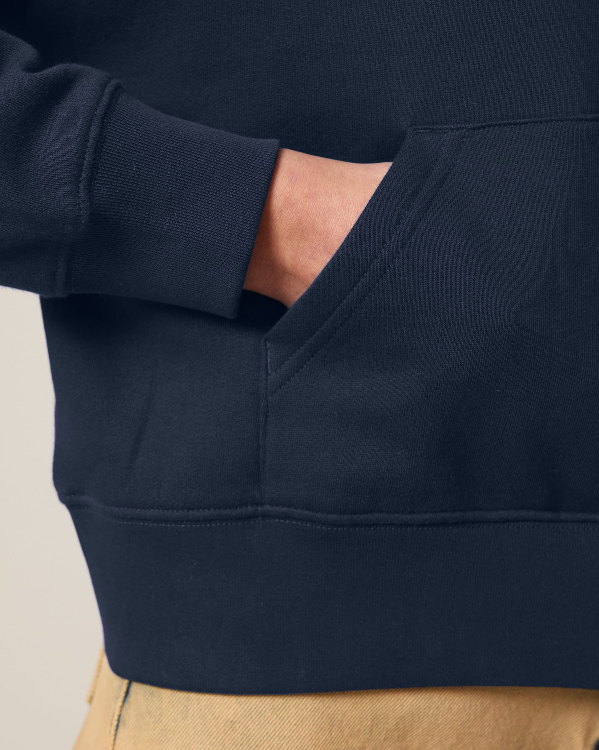 Organic Dropped Shoulder Zipped Hoodie - Womens - Bascora