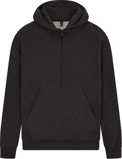 Organic Half Zip Hoodie - Unisex - Bascora