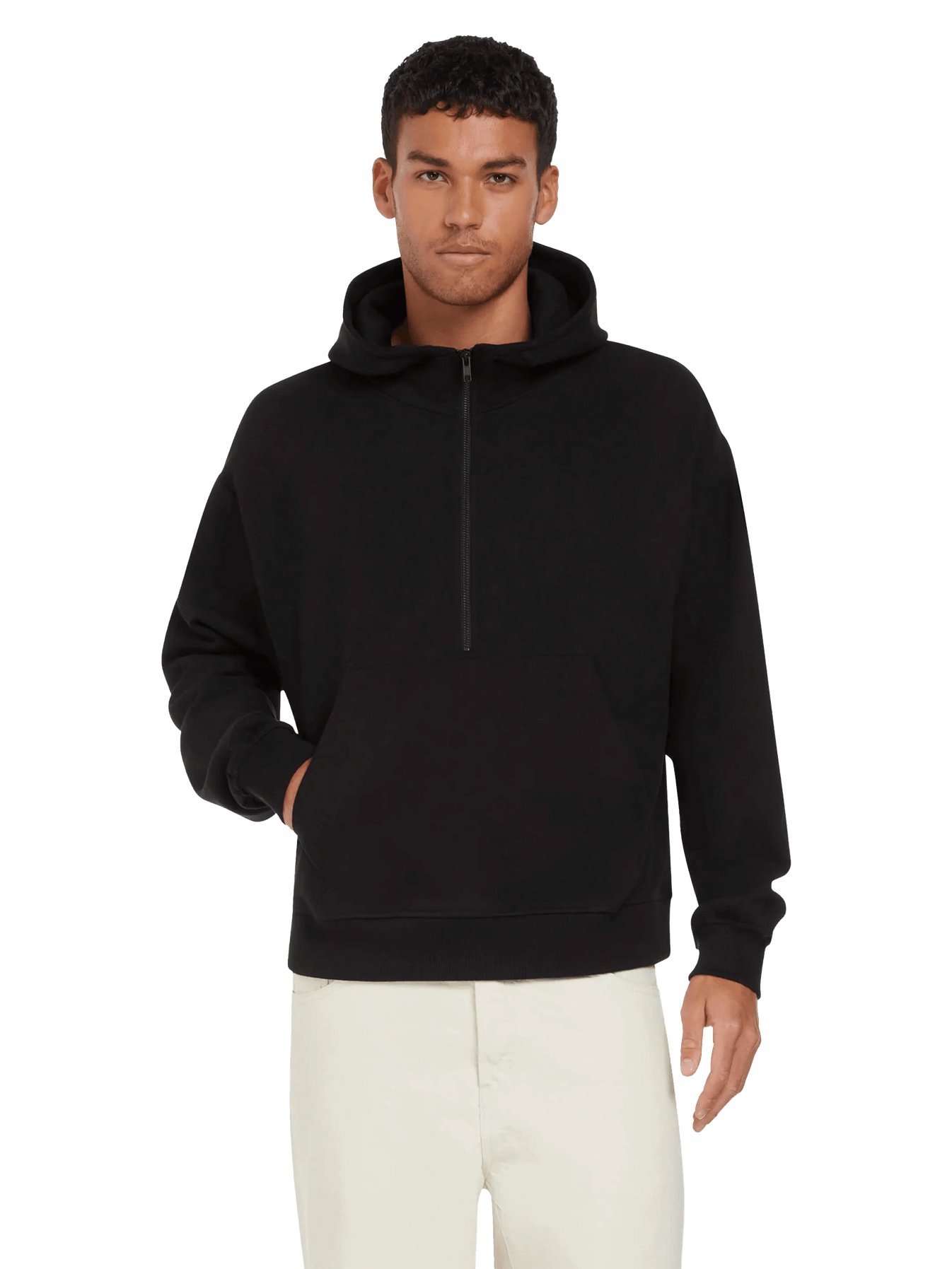 Organic Half Zip Hoodie - Unisex - Bascora