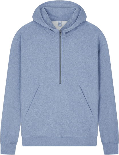 Organic Half Zip Hoodie - Unisex - Bascora