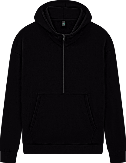 Organic Half Zip Hoodie - Unisex - Bascora