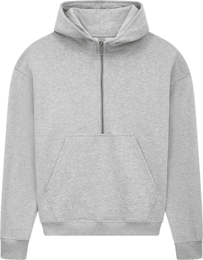 Organic Half Zip Hoodie – Womens - Bascora