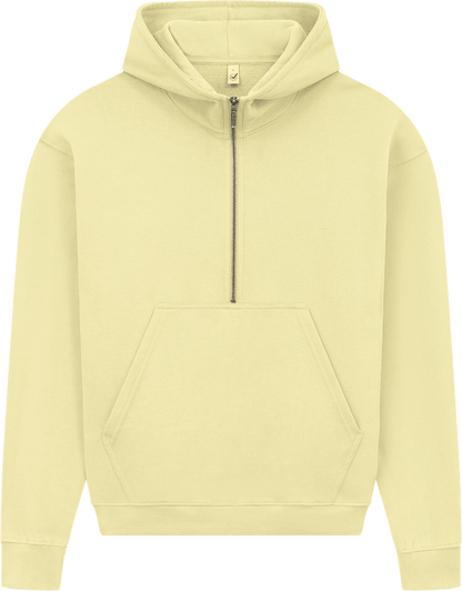 Organic Half Zip Hoodie – Womens - Bascora
