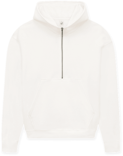 Organic Half Zip Hoodie – Womens - Bascora