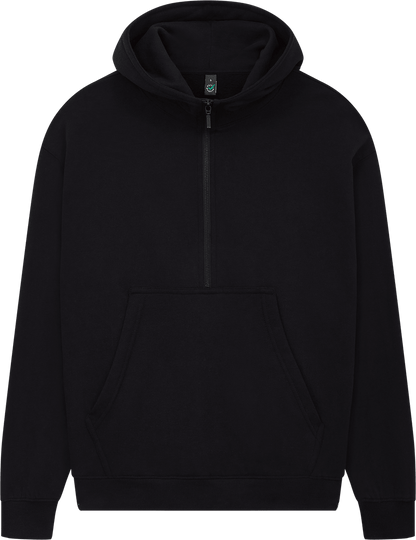 Organic Half Zip Hoodie – Womens - Bascora