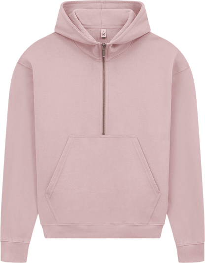 Organic Half Zip Hoodie – Womens - Bascora
