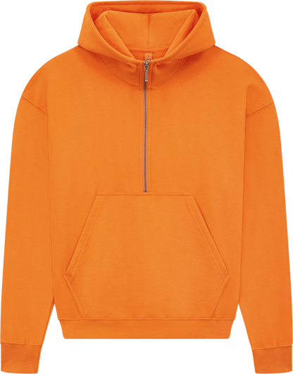 Organic Half Zip Hoodie – Womens - Bascora