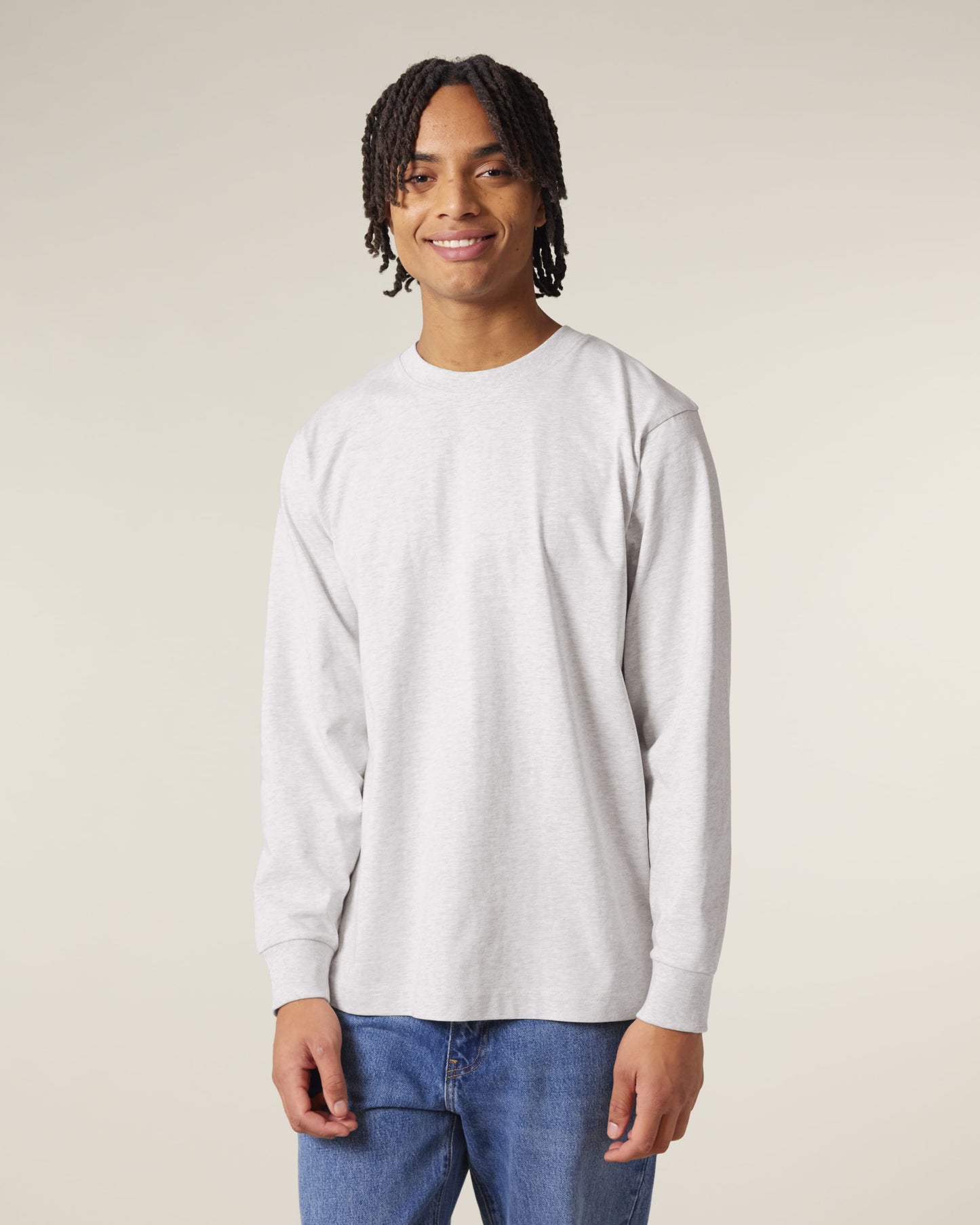 Organic Heavyweight Relaxed Long Sleeve T-shirt: Unisex - Bascora