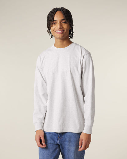 Organic Heavyweight Relaxed Long Sleeve T-shirt: Unisex - Bascora
