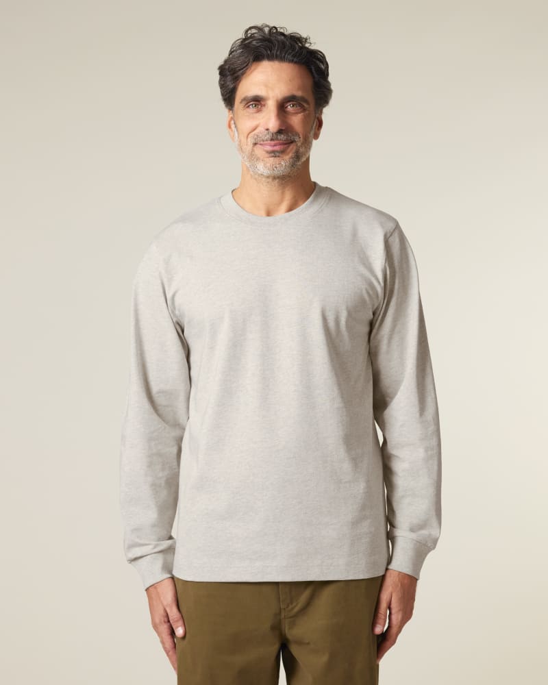 Organic Heavyweight Relaxed Long Sleeve T-shirt: Unisex - Bascora