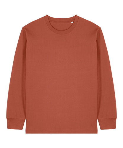 Organic Heavyweight Relaxed Long Sleeve T-shirt: Unisex - Bascora