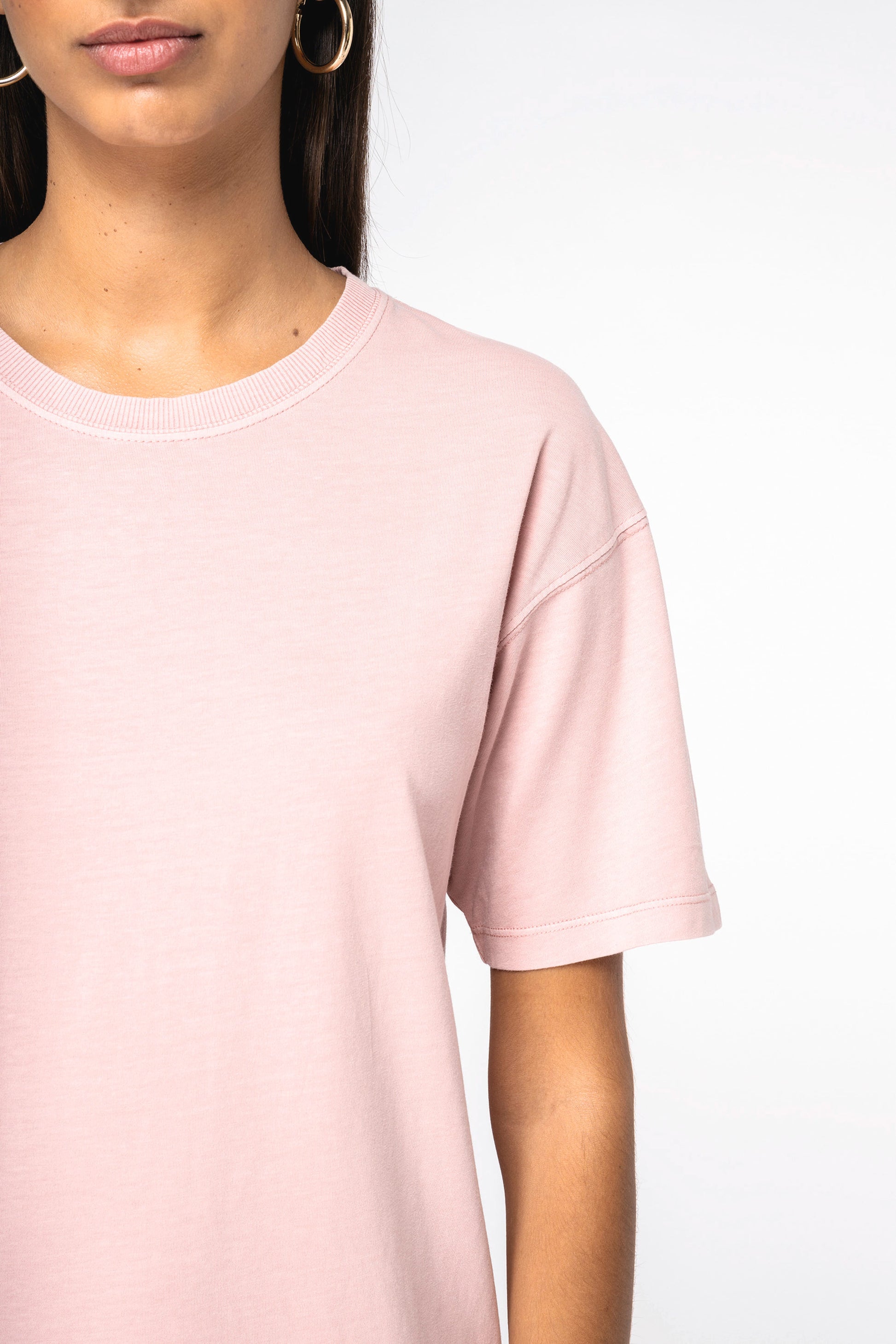 Organic Stonewash T-Shirt Dress - Bascora