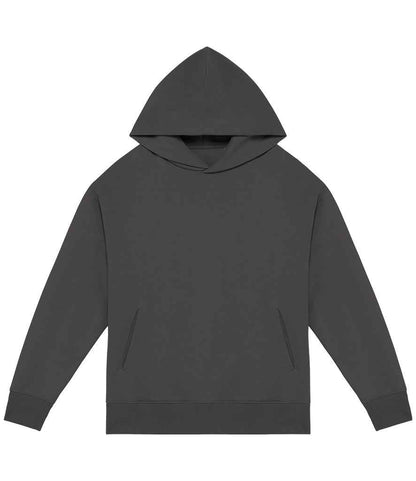 dark Organic Oversized Drop Shoulder Hoodie | Bascora