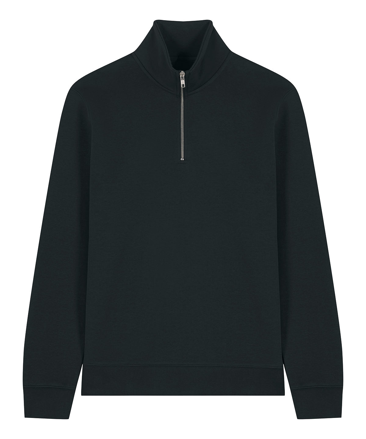 Organic Zip Neck Sweatshirt — Unisex - Bascora