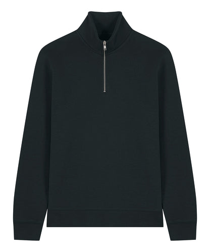 Organic Zip Neck Sweatshirt — Unisex - Bascora