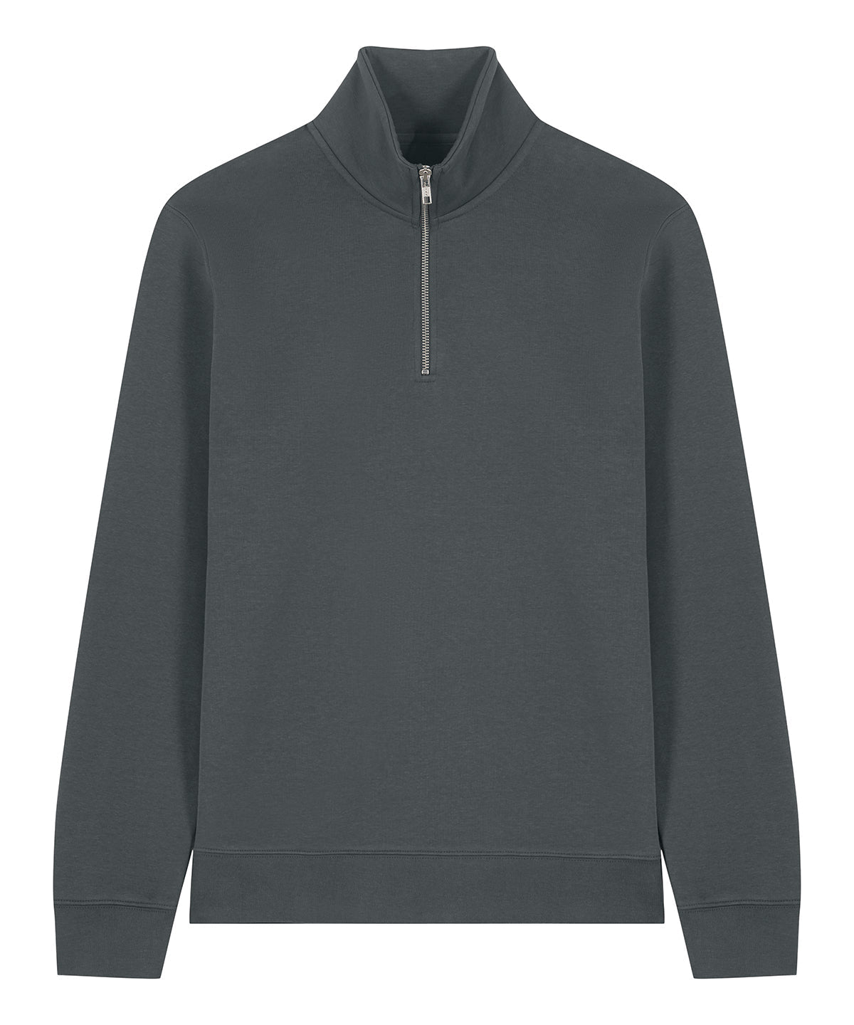 Organic Zip Neck Sweatshirt — Unisex - Bascora