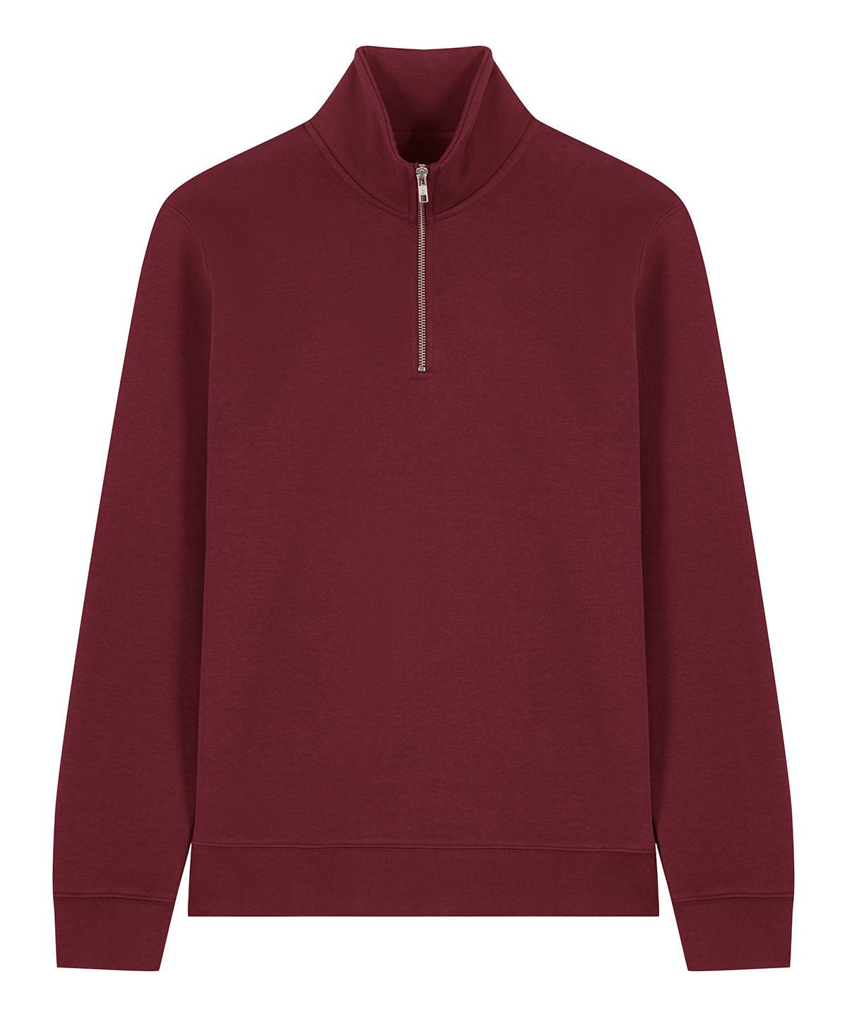 Organic Zip Neck Sweatshirt — Unisex - Bascora