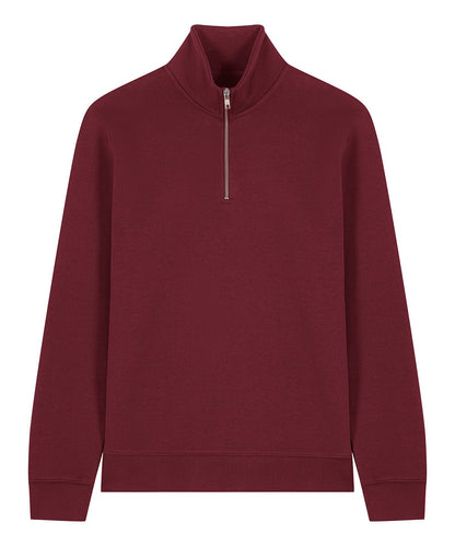 Organic Zip Neck Sweatshirt — Unisex - Bascora