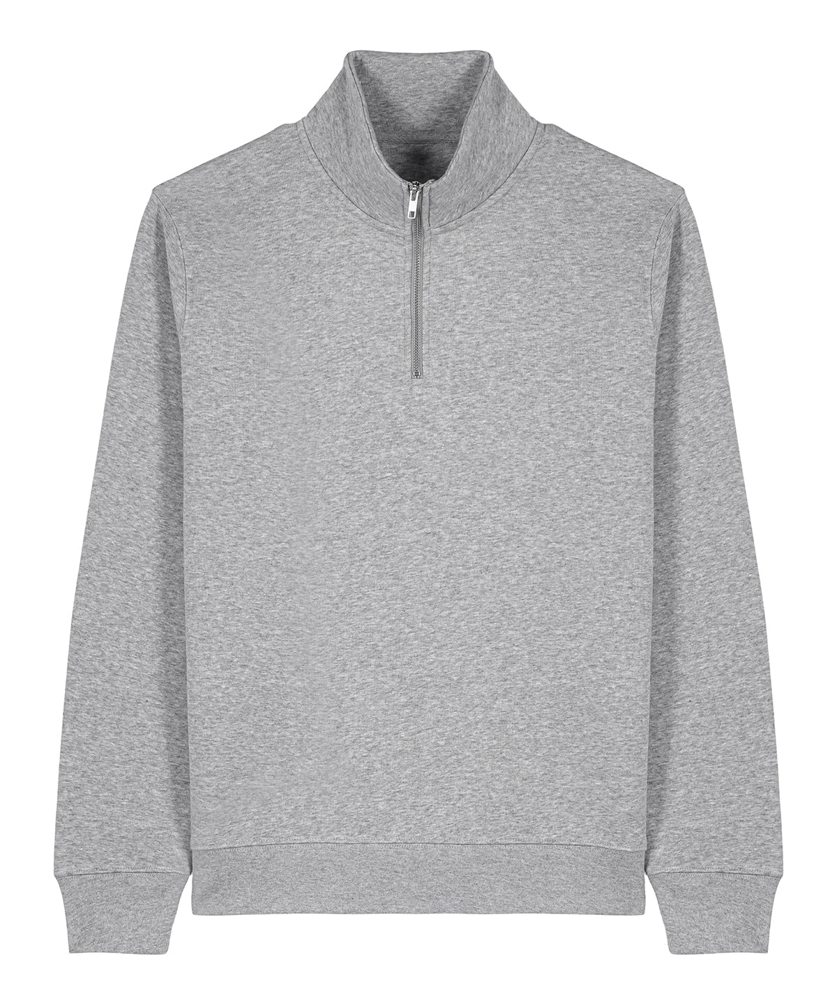 Organic Zip Neck Sweatshirt — Unisex - Bascora