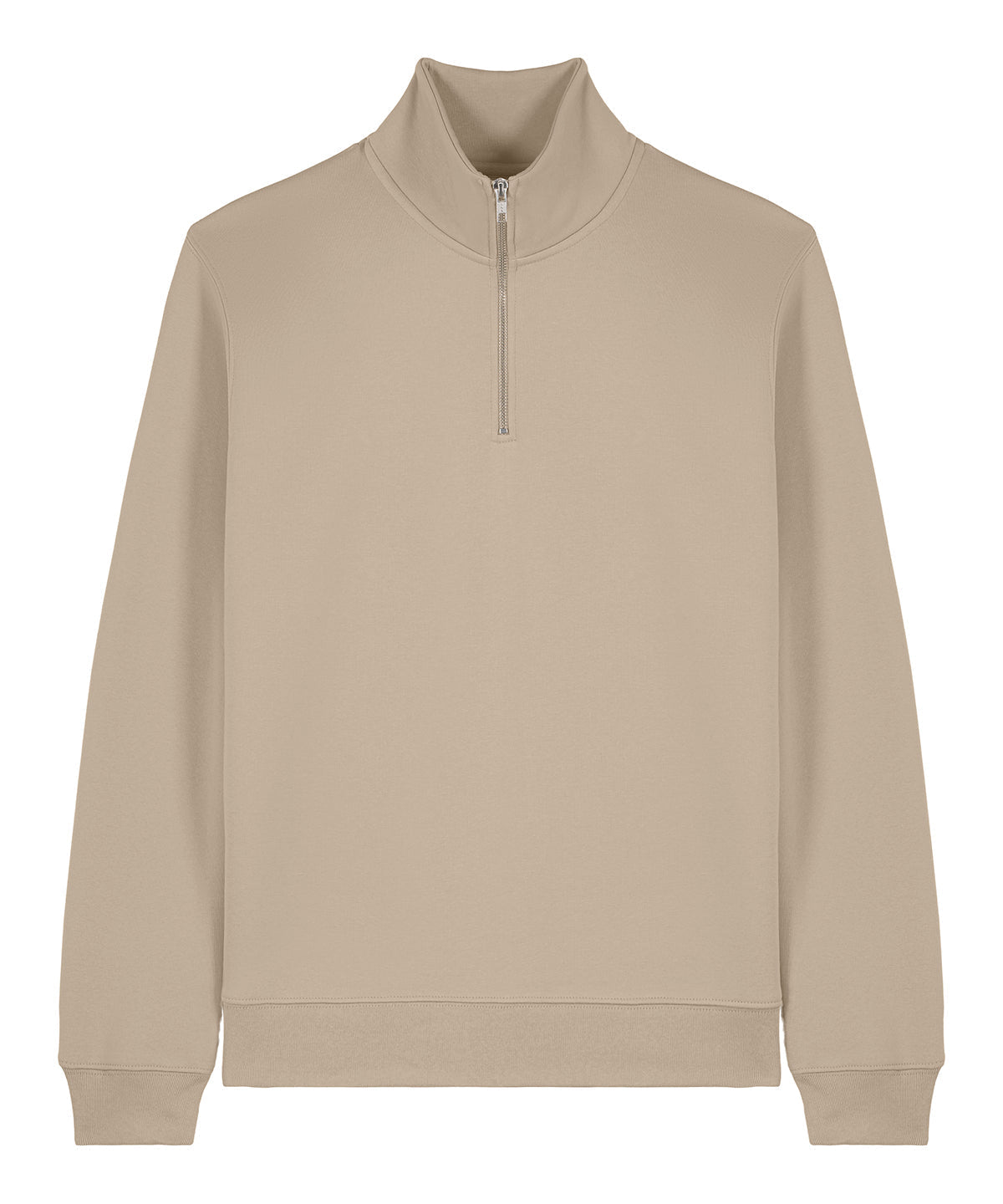 Organic Zip Neck Sweatshirt — Unisex - Bascora