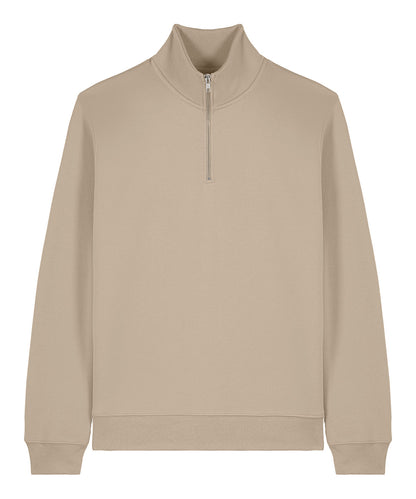 Organic Zip Neck Sweatshirt — Unisex - Bascora