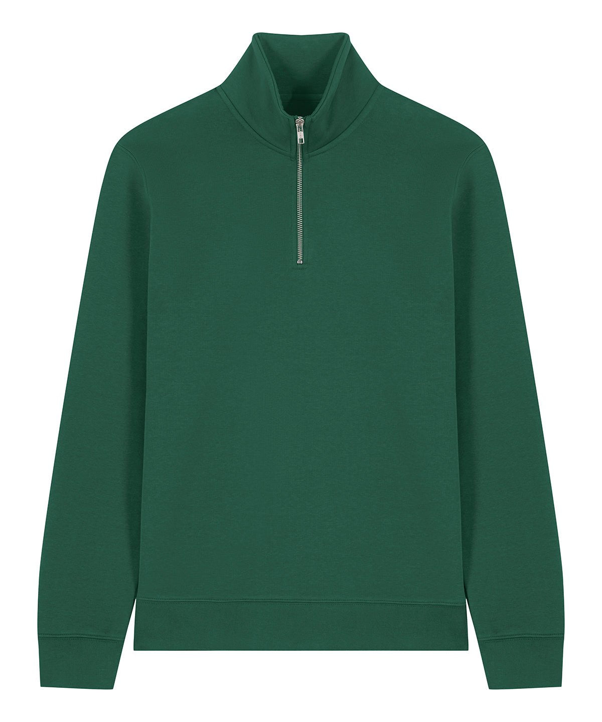 Organic Zip Neck Sweatshirt — Unisex - Bascora